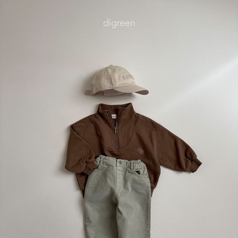 Digreen - Korean Children Fashion - #designkidswear - ABC Half Zip-up - 6