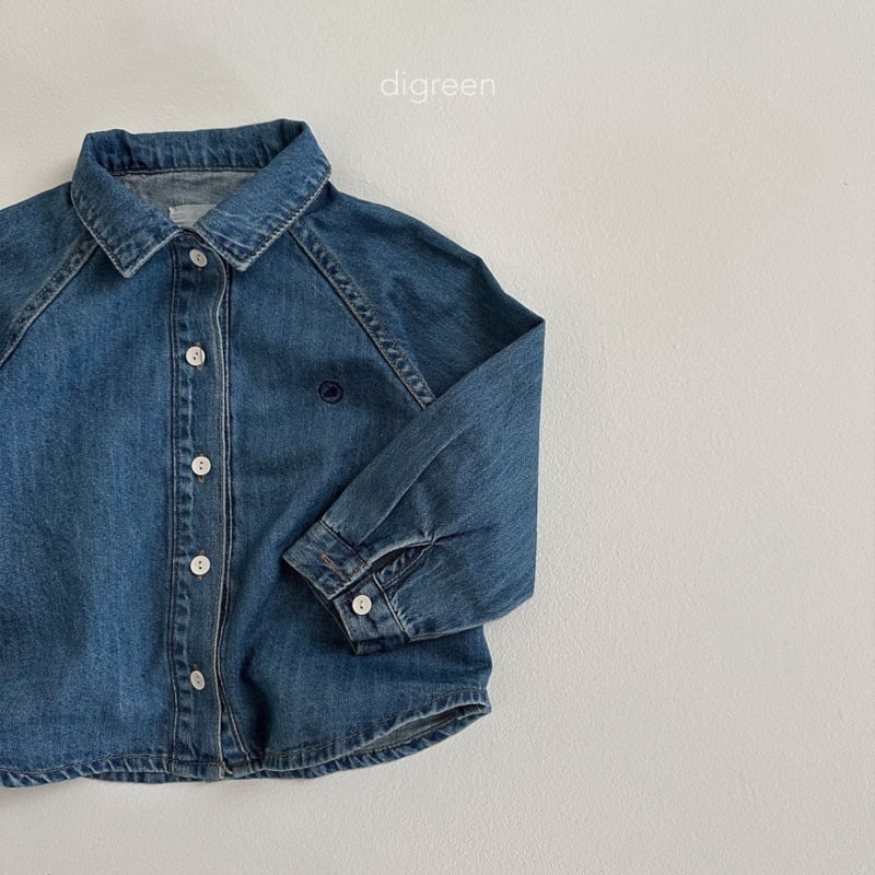 Digreen - Korean Children Fashion - #designkidswear - Denim Gran Shirts - 4