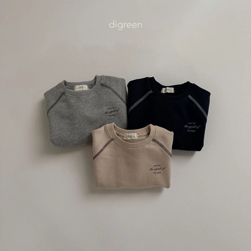 Digreen - Korean Children Fashion - #discoveringself - Apple Sweatshirts - 3