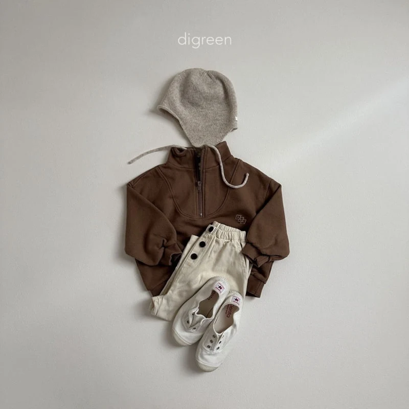 Digreen - Korean Children Fashion - #discoveringself - ABC Half Zip-up - 7