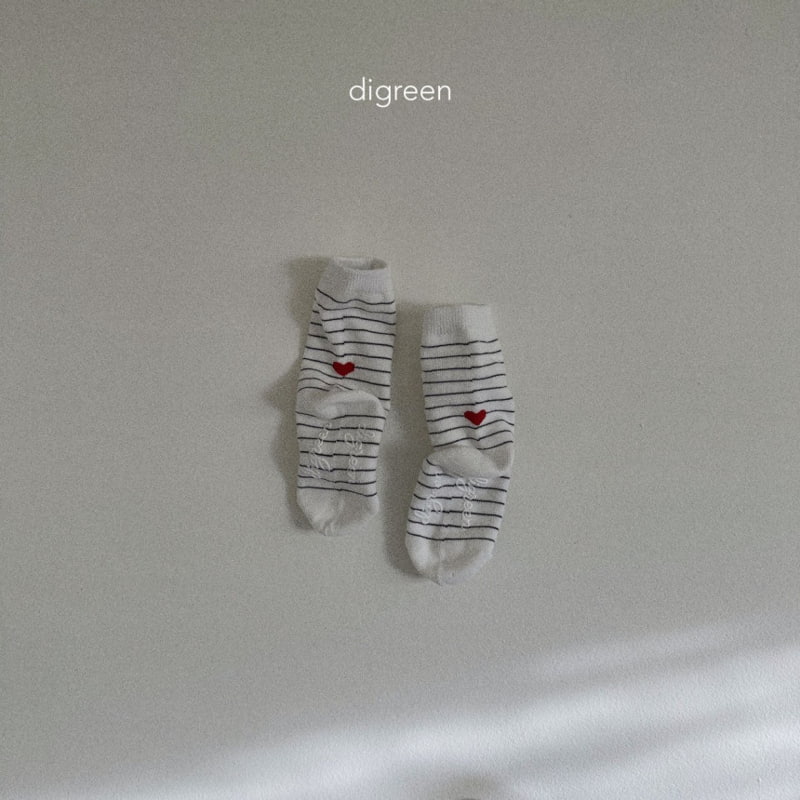 Digreen - Korean Children Fashion - #discoveringself - Love Socks  - 8