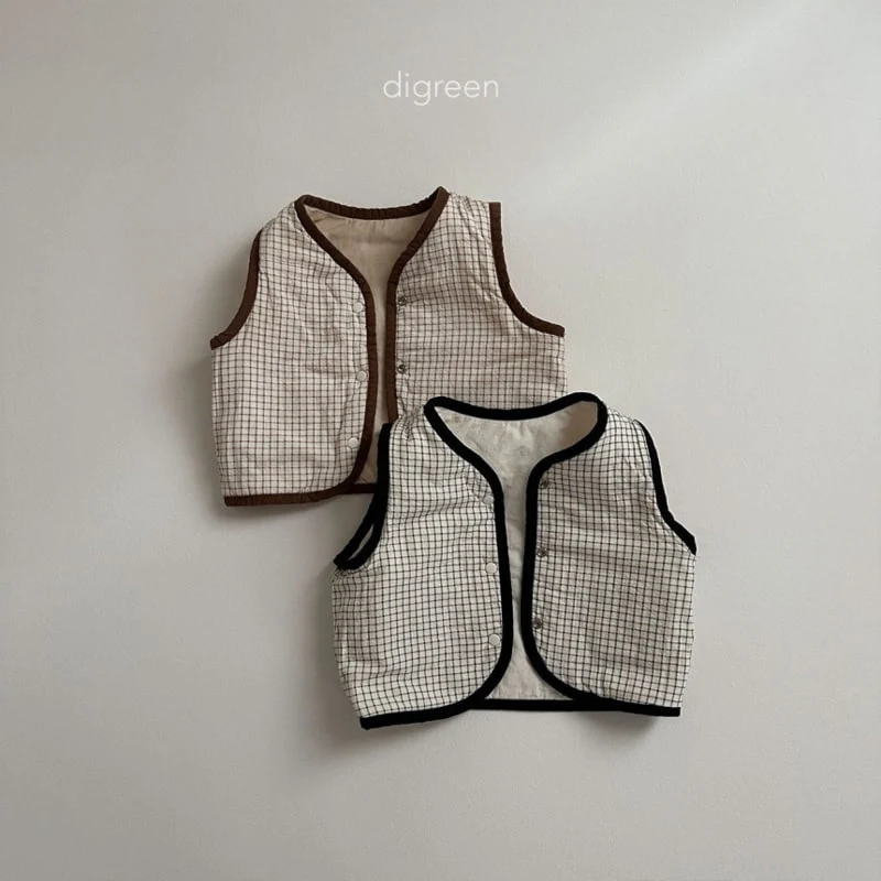 Digreen - Korean Children Fashion - #fashionkids - Reversible Vest