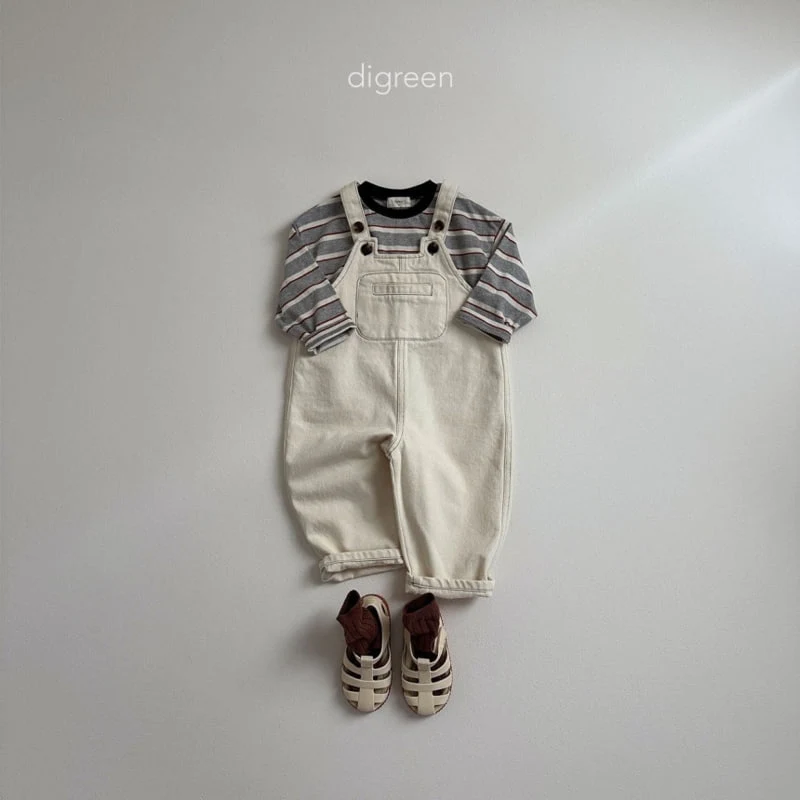 Digreen - Korean Children Fashion - #fashionkids - Pocket Overalls - 10