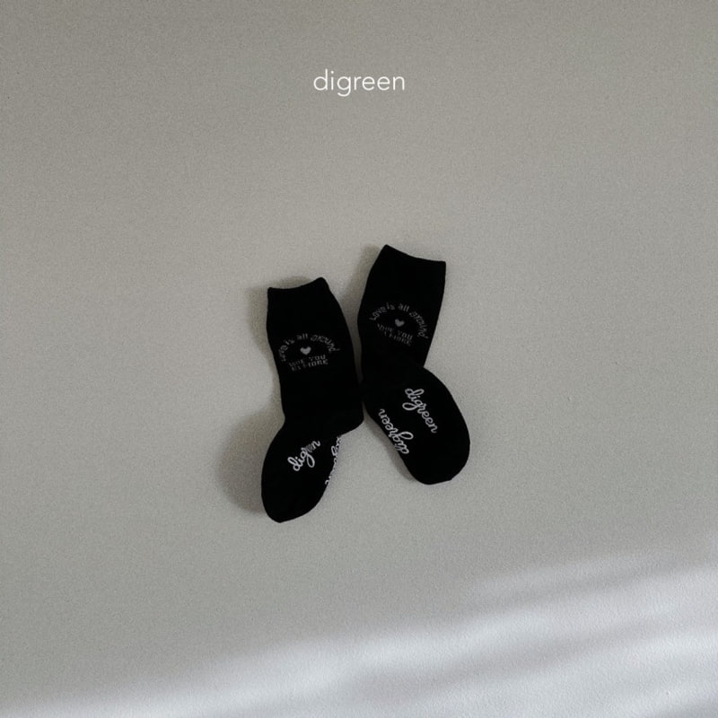 Digreen - Korean Children Fashion - #fashionkids - Love Socks  - 9