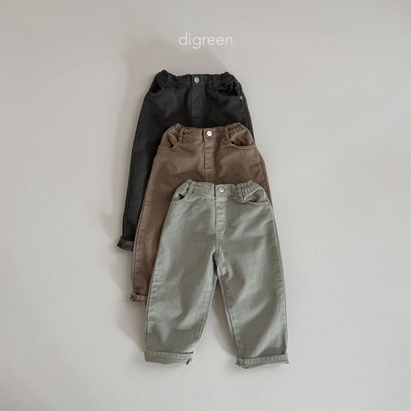 Digreen - Korean Children Fashion - #kidsshorts - Dying Denim Pants