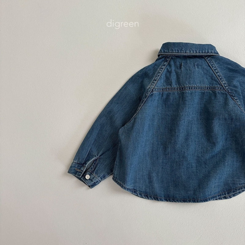 Digreen - Korean Children Fashion - #kidsshorts - Denim Gran Shirts - 6