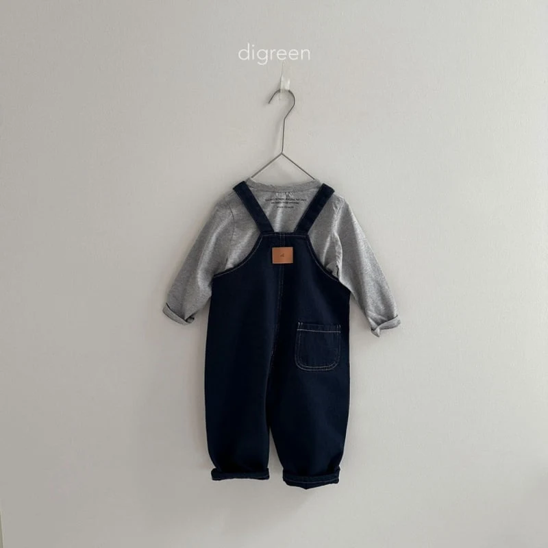 Digreen - Korean Children Fashion - #kidsshorts - Pocket Overalls - 11