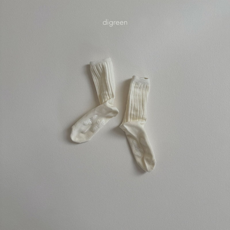 Digreen - Korean Children Fashion - #kidsshorts - Natural Socks - 6