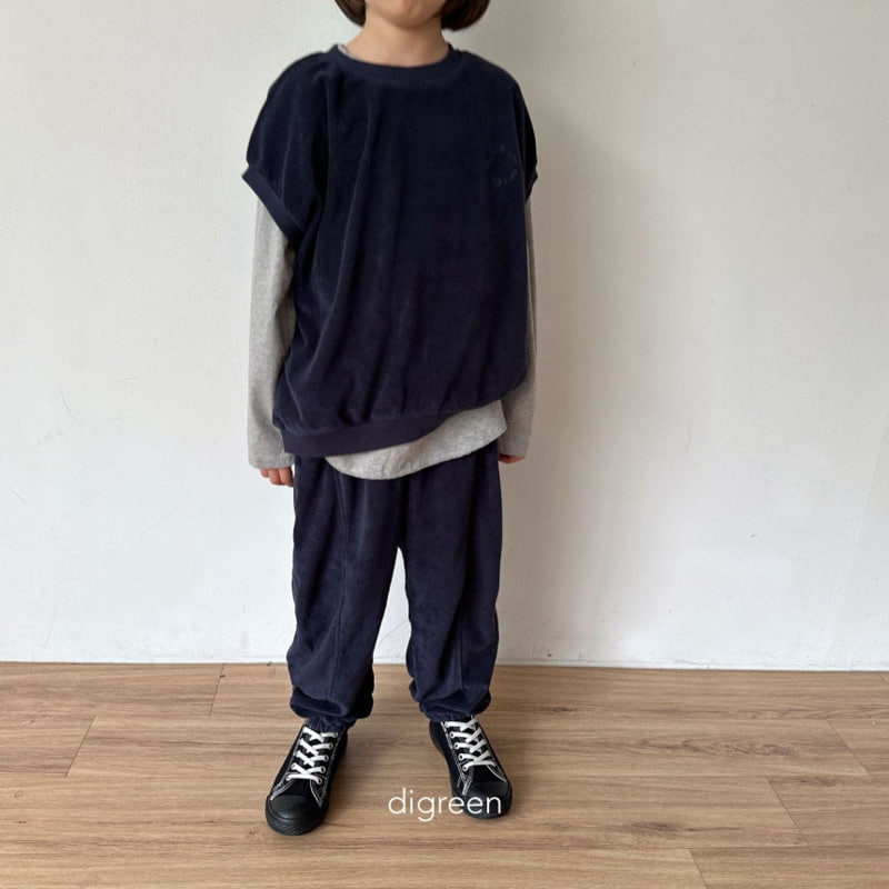 Digreen - Korean Children Fashion - #kidsshorts - Terry Pants - 5