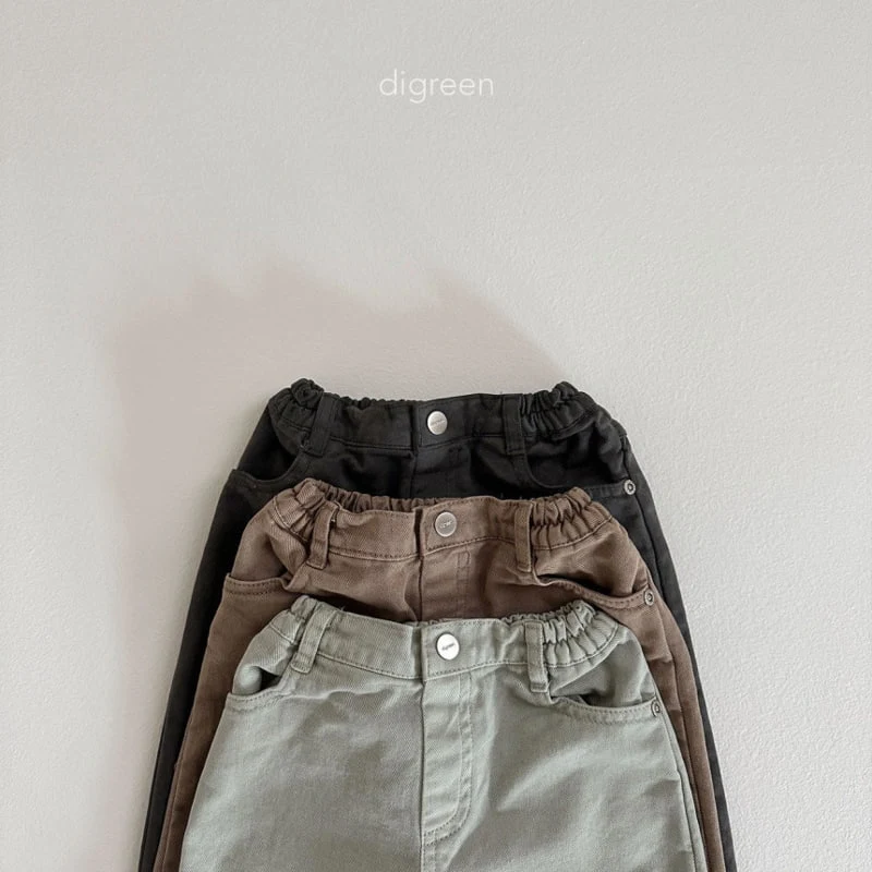 Digreen - Korean Children Fashion - #kidsstore - Dying Denim Pants - 2