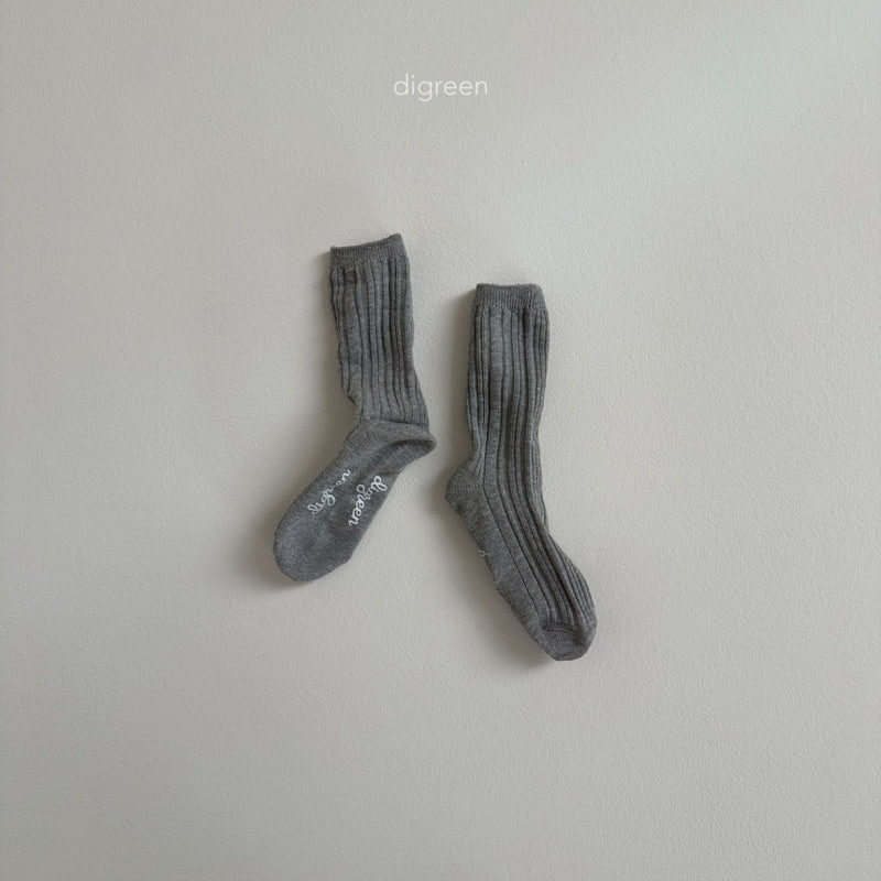 Digreen - Korean Children Fashion - #kidsstore - Natural Socks - 7