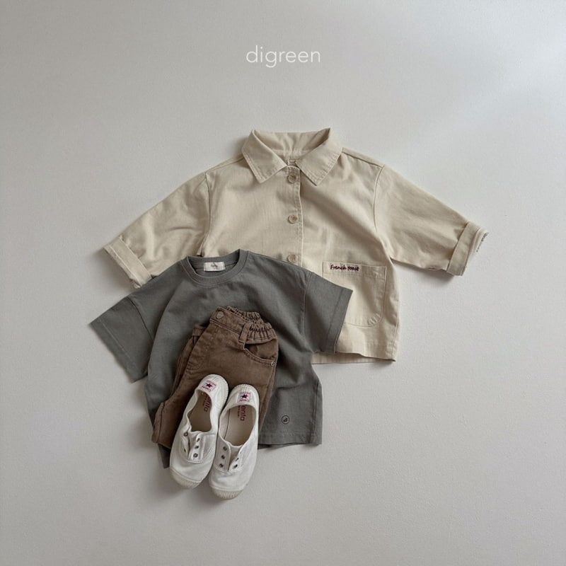 Digreen - Korean Children Fashion - #kidzfashiontrend - Daily Short Sleeved Tee - 8