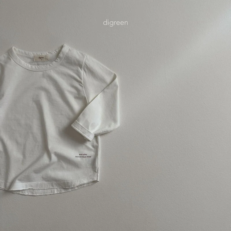 Digreen - Korean Children Fashion - #littlefashionista - Letter Tee - 3