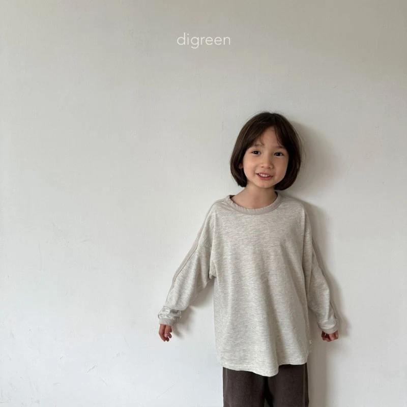 Digreen - Korean Children Fashion - #littlefashionista - Line Long Tee - 11