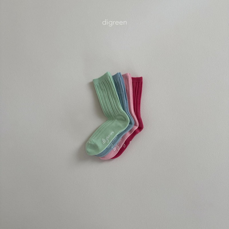 Digreen - Korean Children Fashion - #littlefashionista - Point Socks - 3