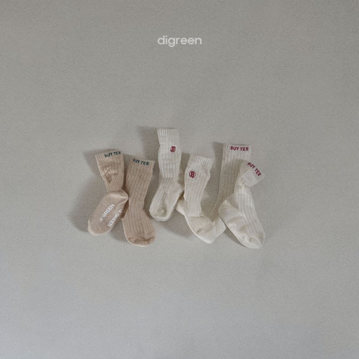 Digreen - Korean Children Fashion - #littlefashionista - Butter Socks - 2