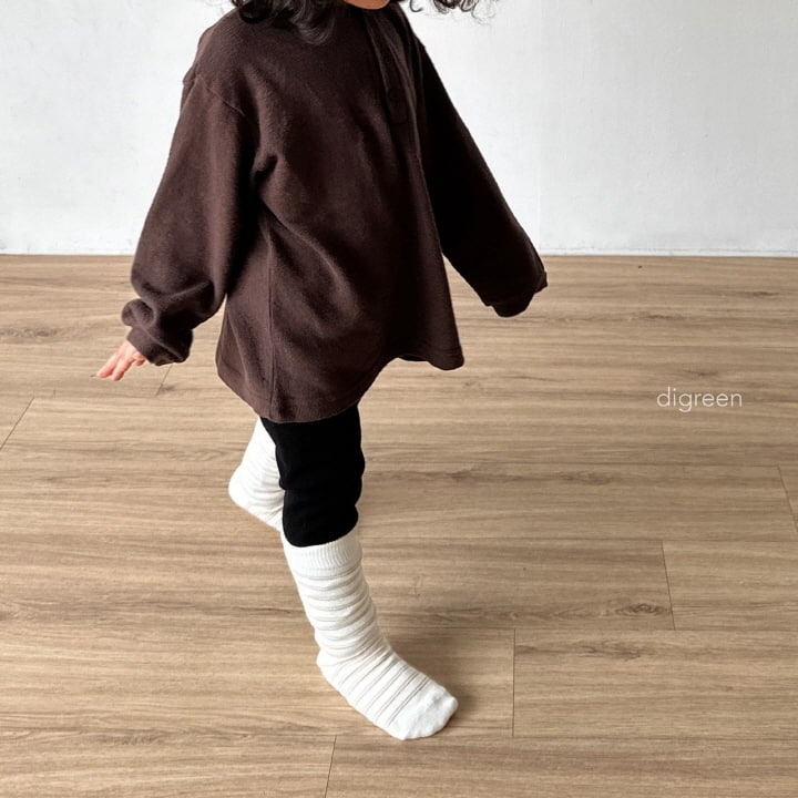 Digreen - Korean Children Fashion - #littlefashionista - Together Socks Cream - 12