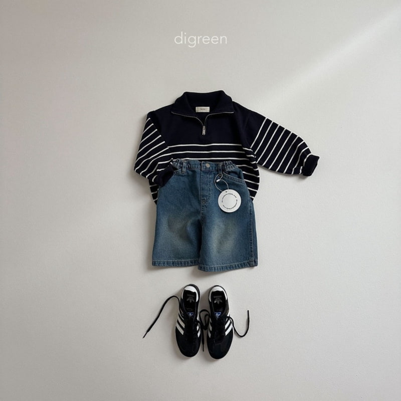 Digreen - Korean Children Fashion - #magicofchildhood - Half Open Knit Pullover - 5