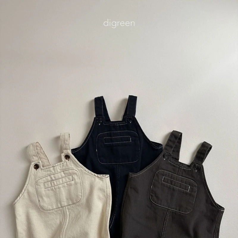 Digreen - Korean Children Fashion - #magicofchildhood - Pocket Overalls - 2