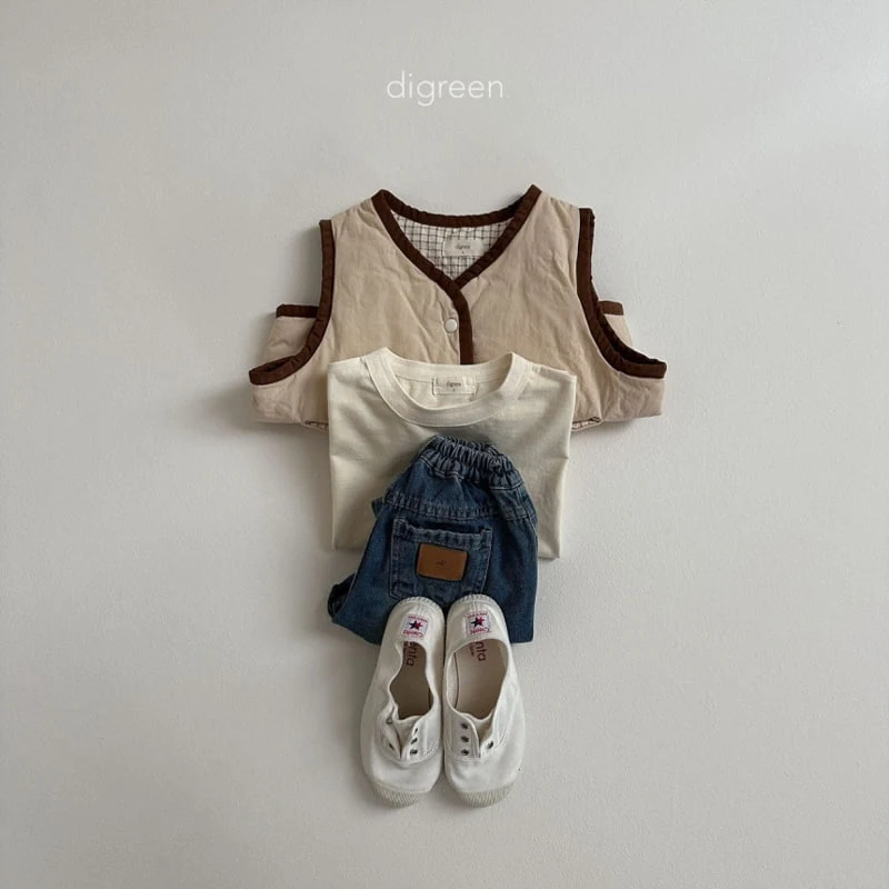 Digreen - Korean Children Fashion - #prettylittlegirls - Reversible Vest - 9