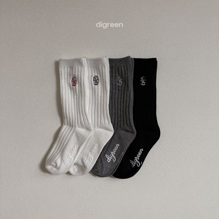 Digreen - Korean Children Fashion - #prettylittlegirls - ABC Socks - 2