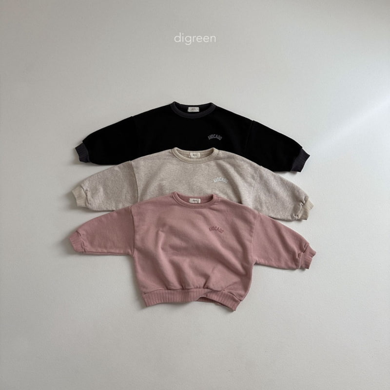 Digreen - Korean Children Fashion - #todddlerfashion - Avocado Sweatshirts - 3