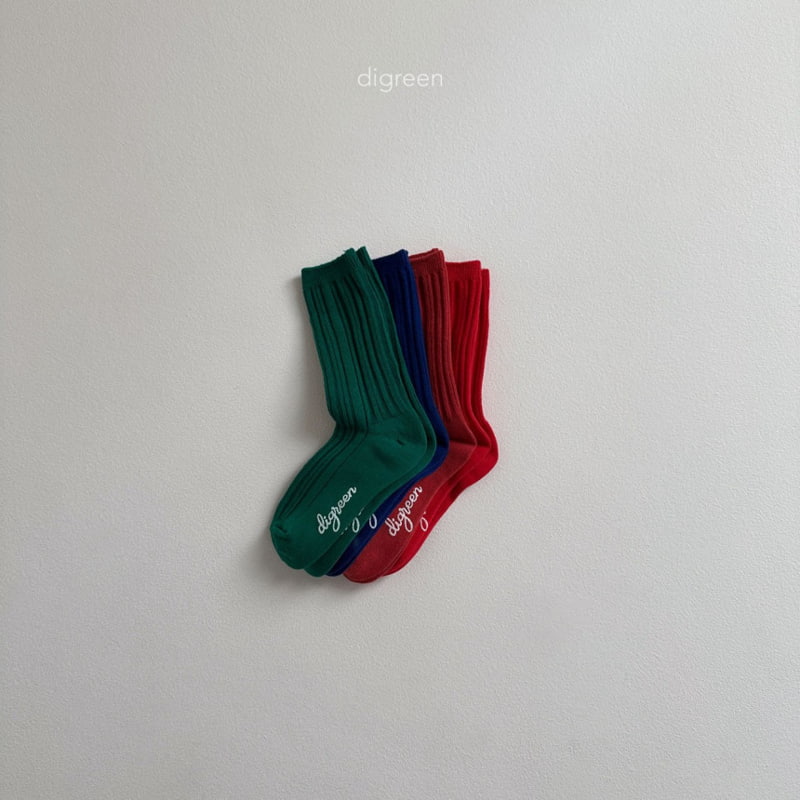 Digreen - Korean Children Fashion - #todddlerfashion - Vivid Socks