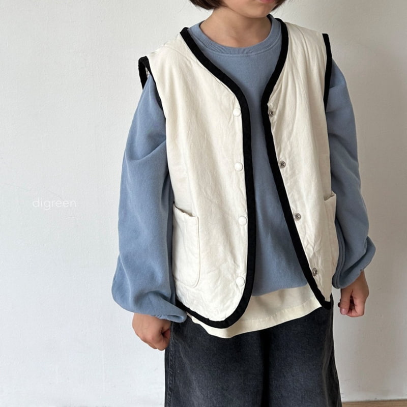 Digreen - Korean Children Fashion - #toddlerclothing - Reversible Vest - 11