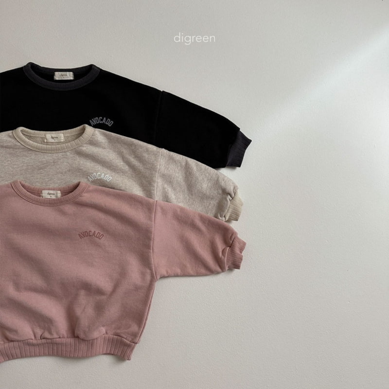 Digreen - Korean Children Fashion - #todddlerfashion - Avocado Sweatshirts - 4