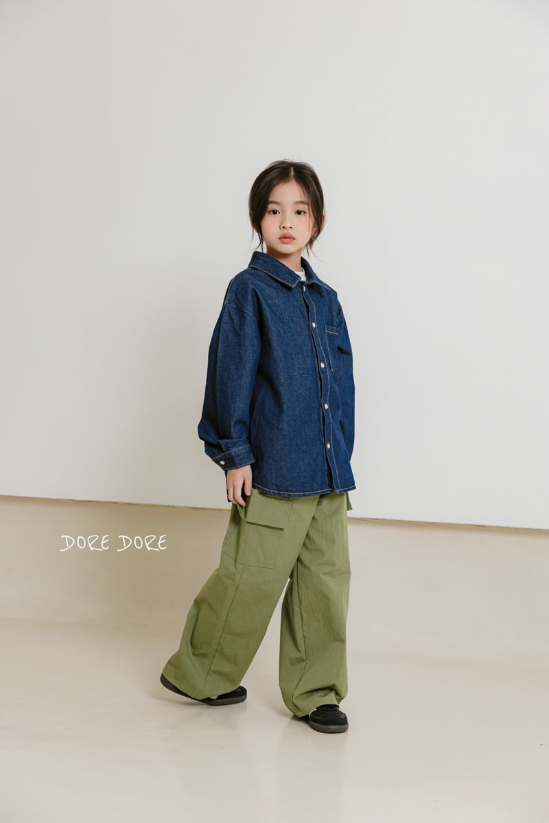 Dore Dore - Korean Children Fashion - #Kfashion4kids - Denim Shirt - 2