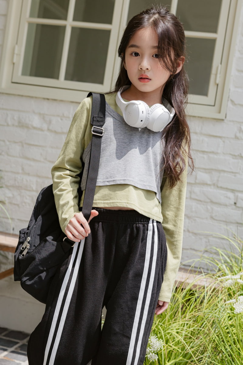 Dore Dore - Korean Children Fashion - #childofig - Colored Layered Tee - 11