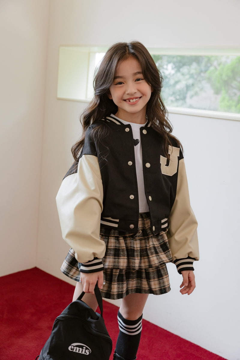 Dore Dore - Korean Children Fashion - #childofig - Check Cancan Skirt Pants - 7