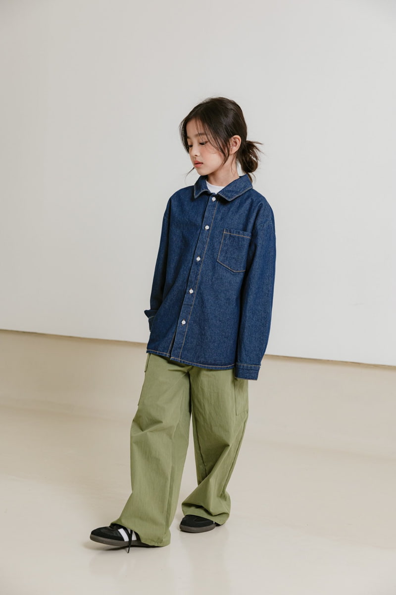 Dore Dore - Korean Children Fashion - #childofig - Denim Shirt - 8