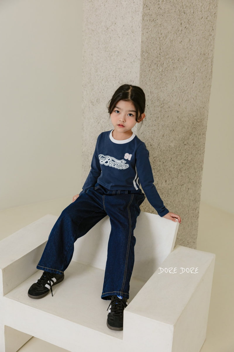 Dore Dore - Korean Children Fashion - #childofig - 91 Tape Crop Tee - 3