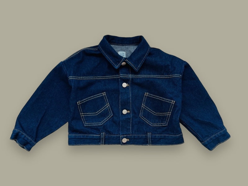 Dore Dore - Korean Children Fashion - #childofig - Pocket Denim Jacket