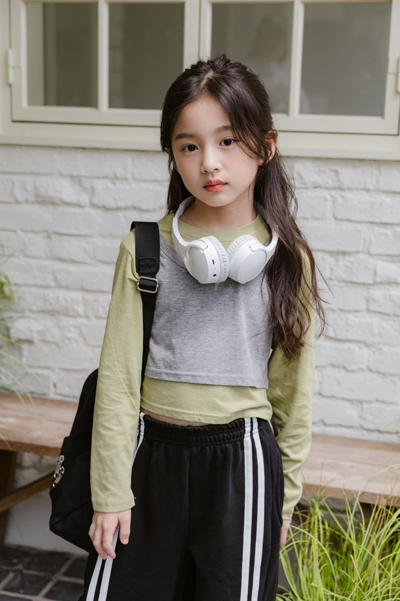 Dore Dore - Korean Children Fashion - #childrensboutique - Colored Layered Tee - 12