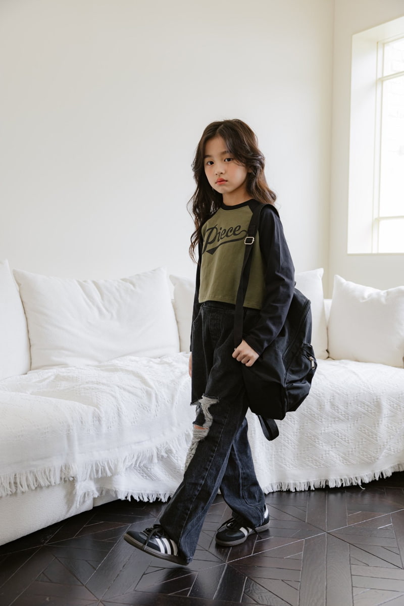 Dore Dore - Korean Children Fashion - #childrensboutique - Autumn Vintage Jeans - 6