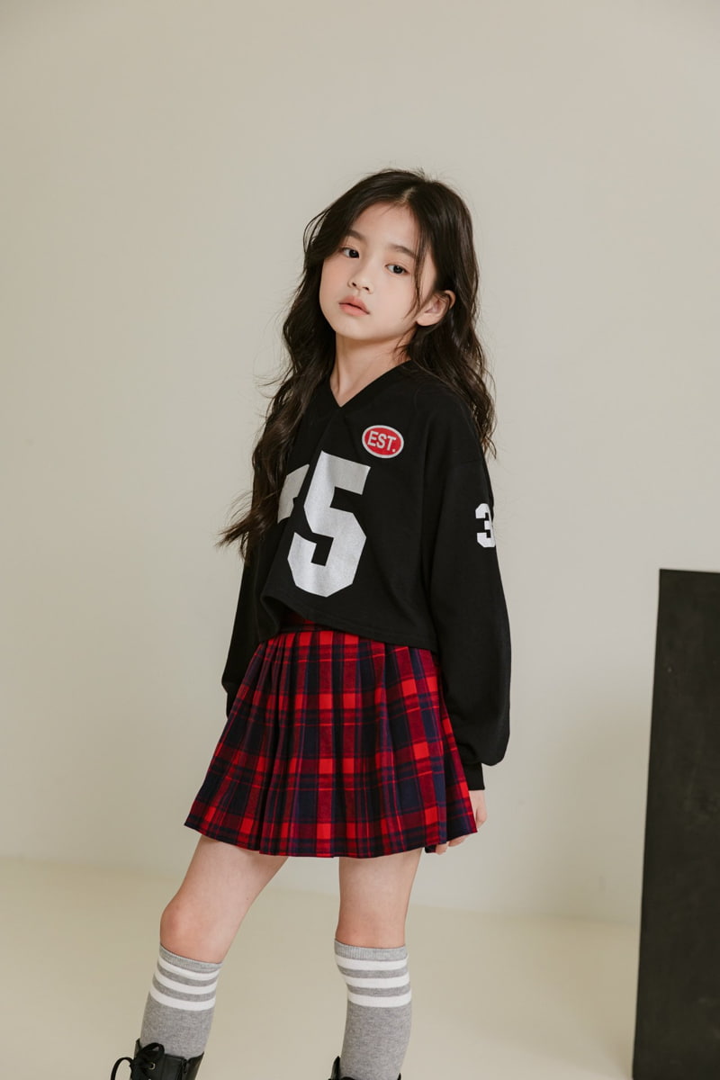 Dore Dore - Korean Children Fashion - #childofig - 35 V Neck Crop Tee - 4