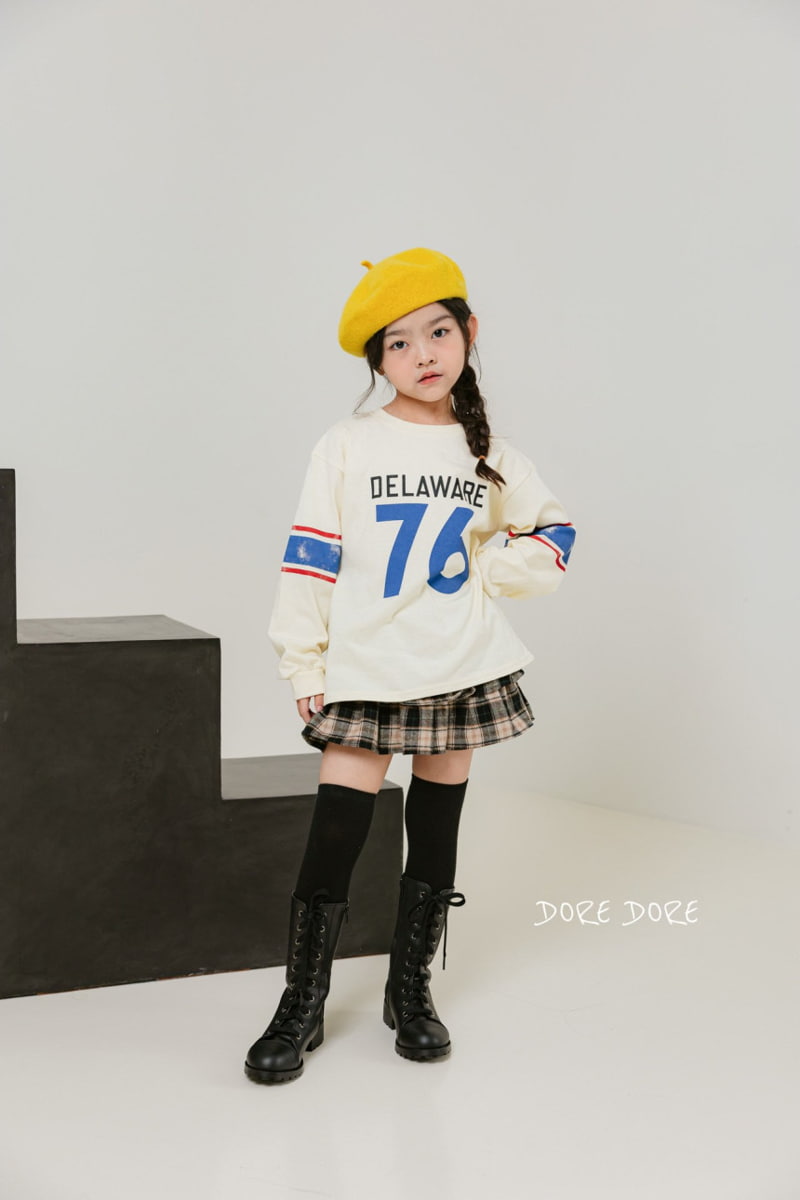 Dore Dore - Korean Children Fashion - #childrensboutique - 76 Two Lines Tee - 3