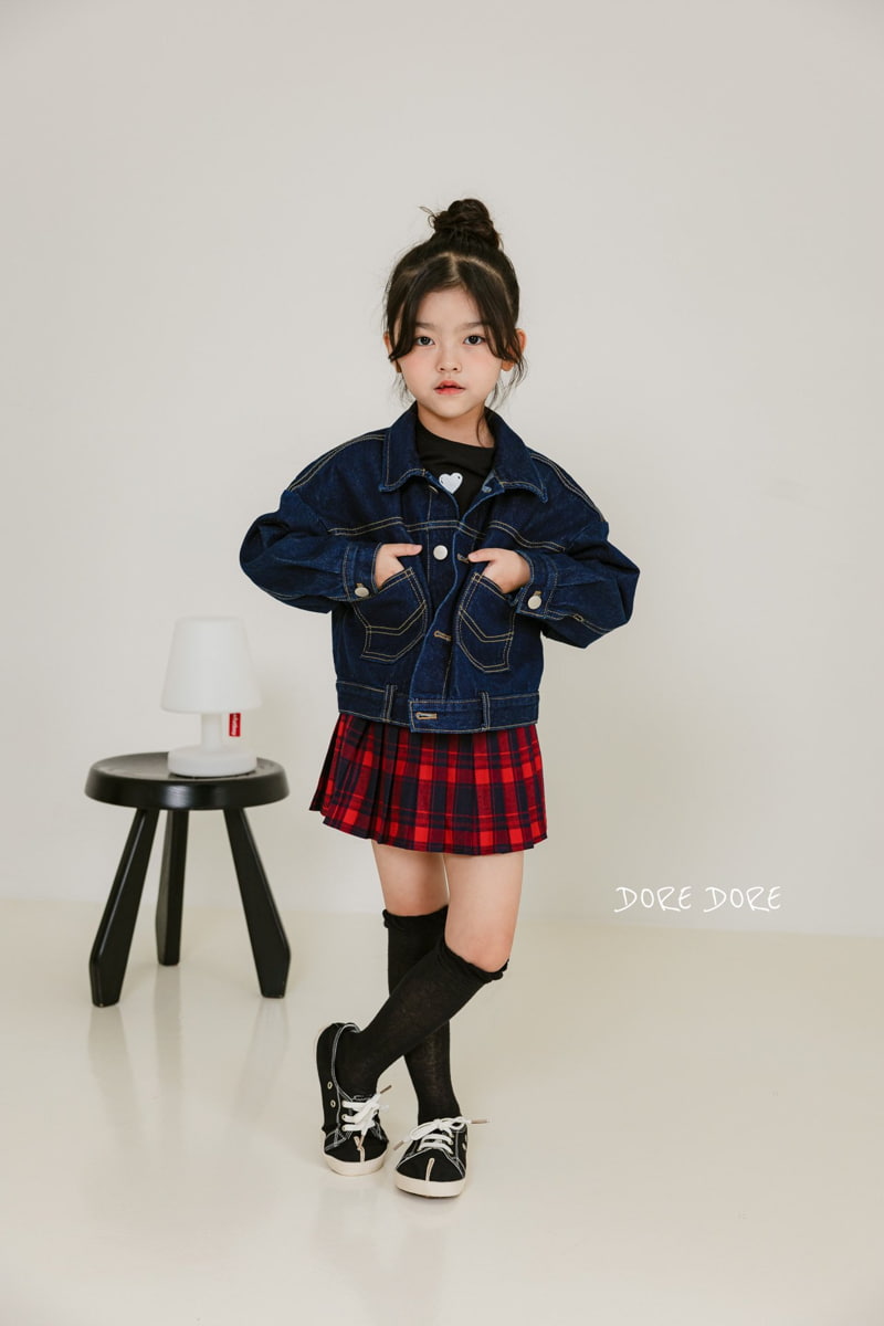 Dore Dore - Korean Children Fashion - #childrensboutique - Pocket Denim Jacket - 2