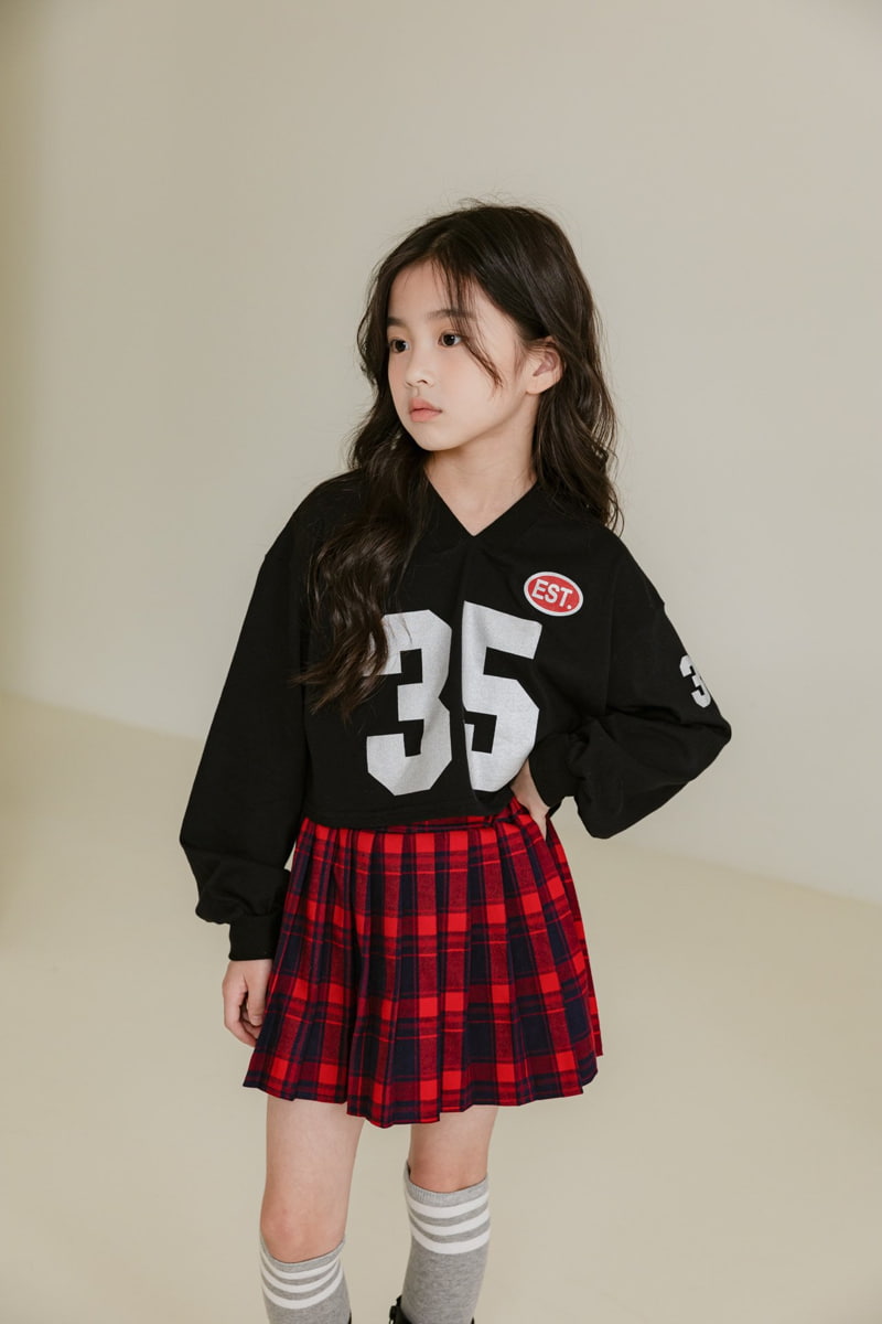 Dore Dore - Korean Children Fashion - #designkidswear - 35 V Neck Crop Tee - 5