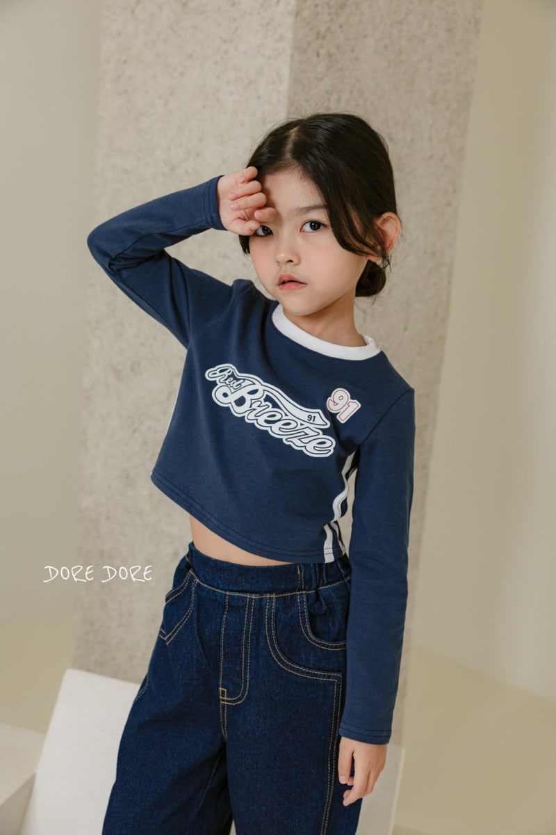 Dore Dore - Korean Children Fashion - #designkidswear - 91 Tape Crop Tee - 6