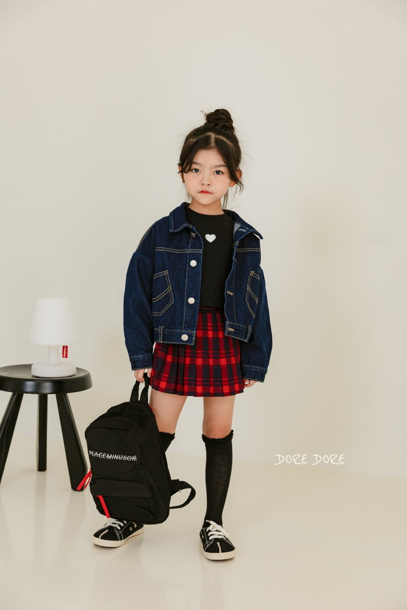 Dore Dore - Korean Children Fashion - #designkidswear - Pocket Denim Jacket - 3