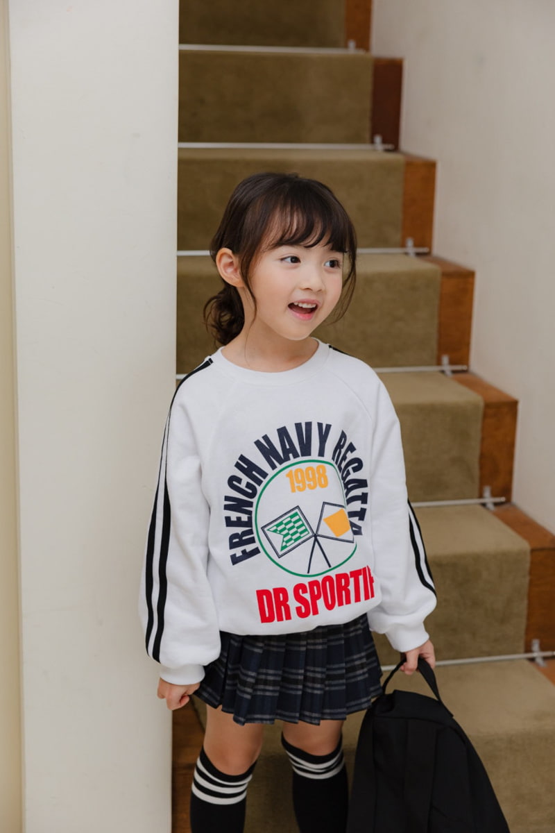 Dore Dore - Korean Children Fashion - #discoveringself - Tape Raglan Sweatshirts - 12