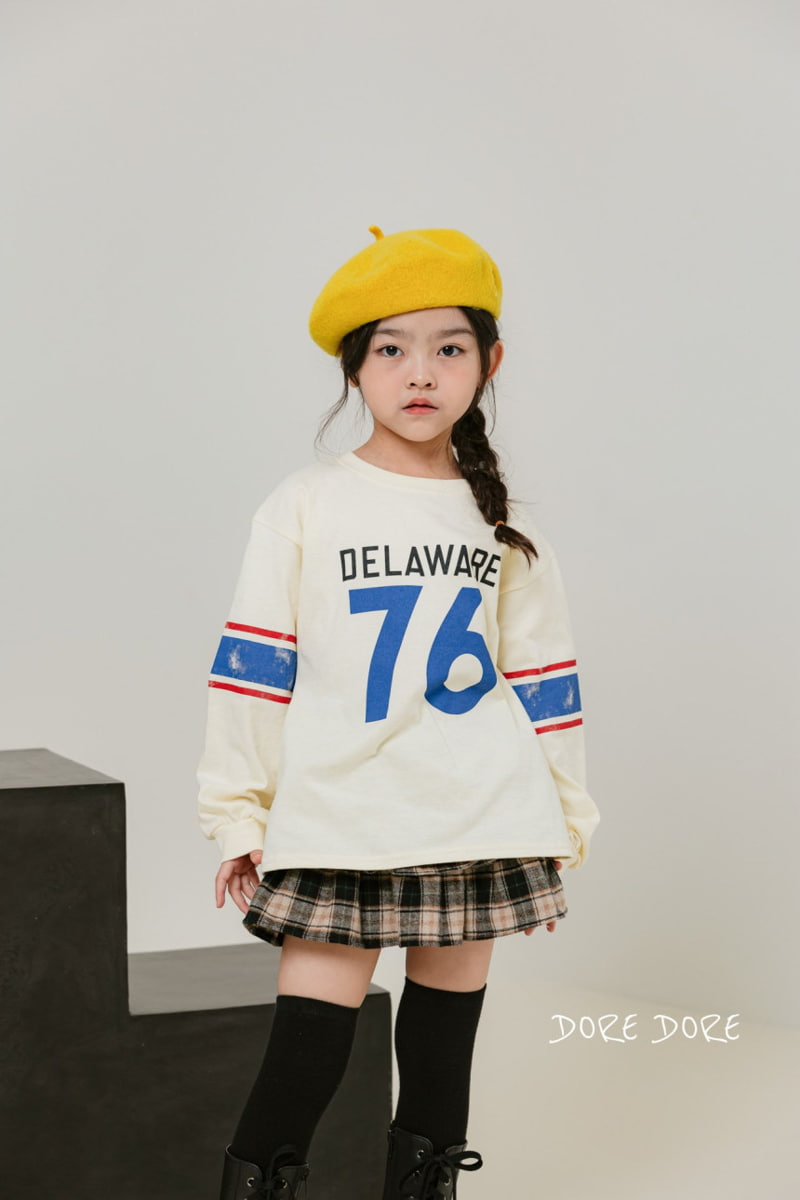 Dore Dore - Korean Children Fashion - #discoveringself - 76 Two Lines Tee - 5