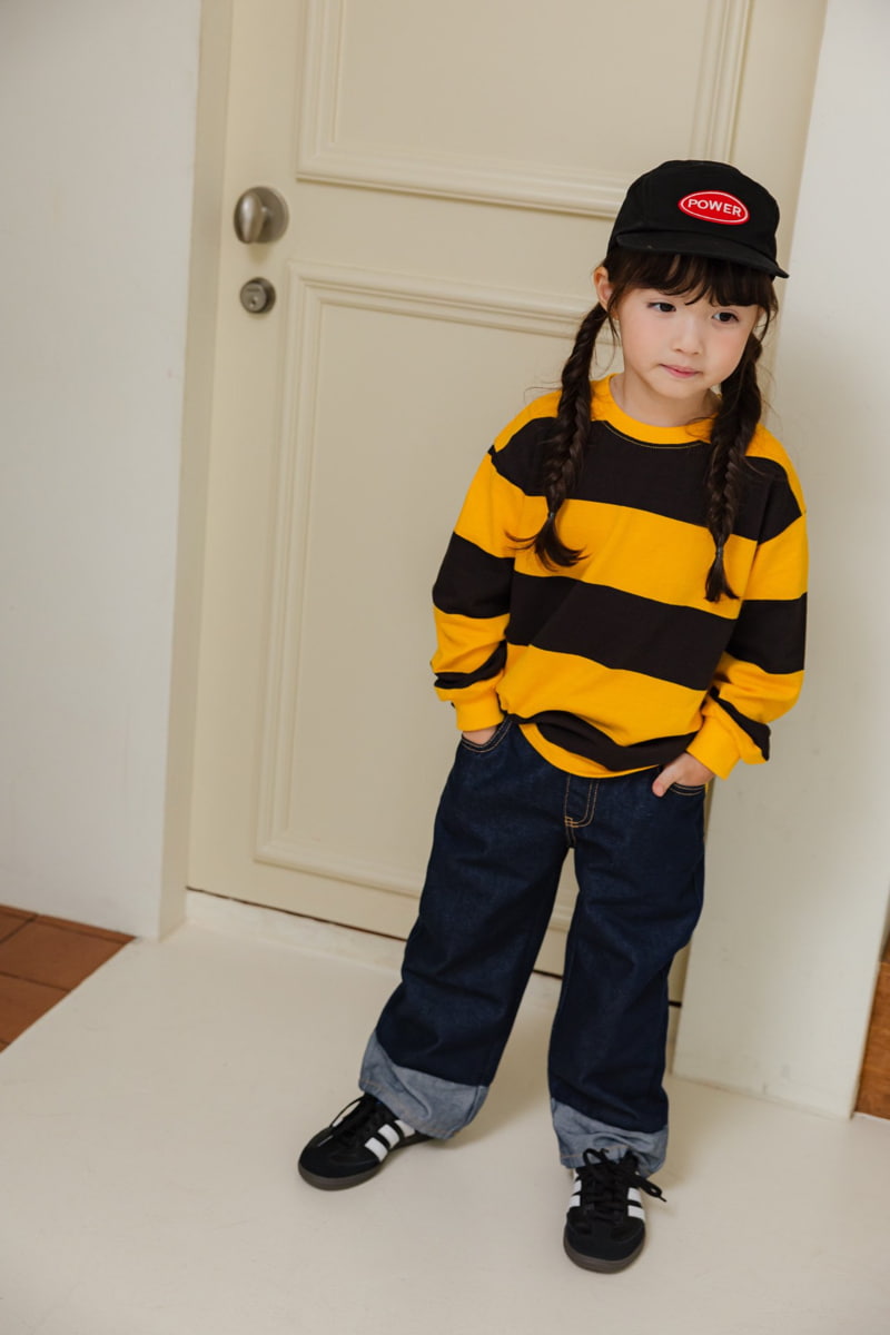 Dore Dore - Korean Children Fashion - #discoveringself - Honey Stripe Tee - 9