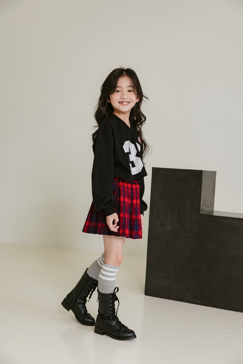 Dore Dore - Korean Children Fashion - #fashionkids - 35 V Neck Crop Tee - 7