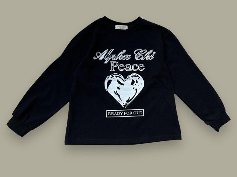 Dore Dore - Korean Children Fashion - #fashionkids - Heart Long Tee