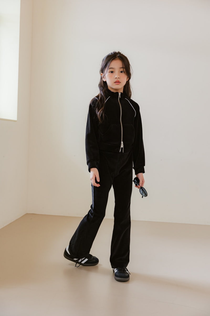 Dore Dore - Korean Children Fashion - #kidsshorts - Veloure Bootscut Pants - 6