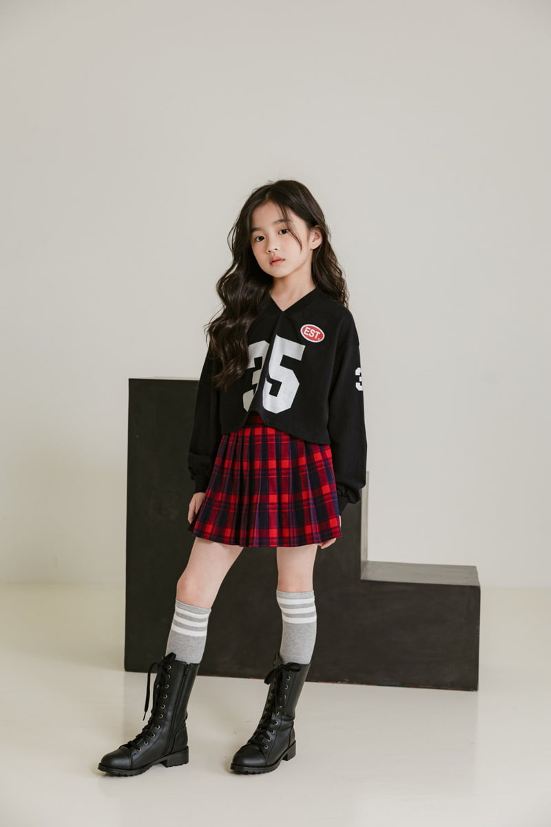 Dore Dore - Korean Children Fashion - #kidsshorts - 35 V Neck Crop Tee - 8